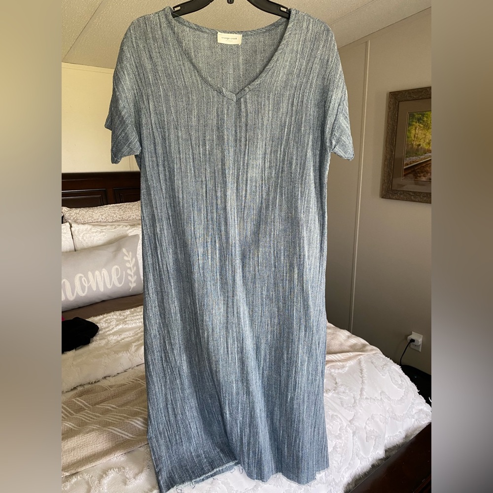 Orange creek midi dress Small